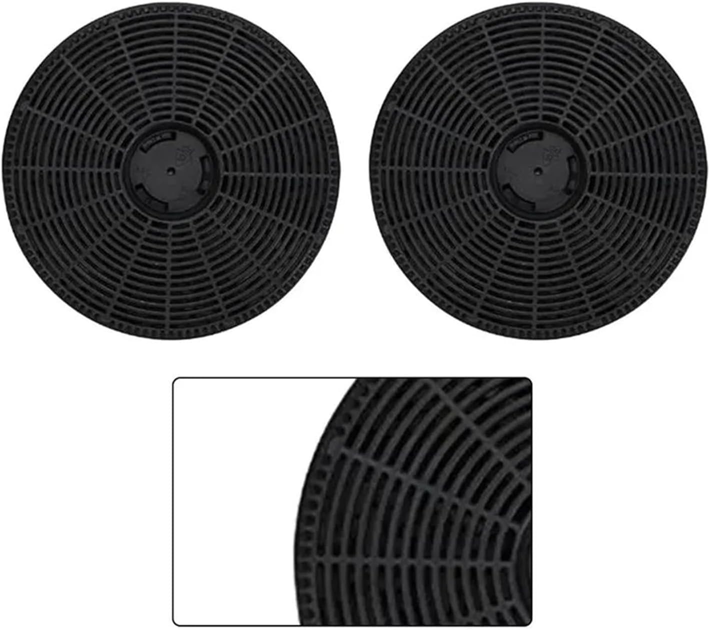 2PCS 160 * 30mm Carbon Filters Kitchen Range Hood Accessories Filters Range Hood Parts Home Major Appliances Part