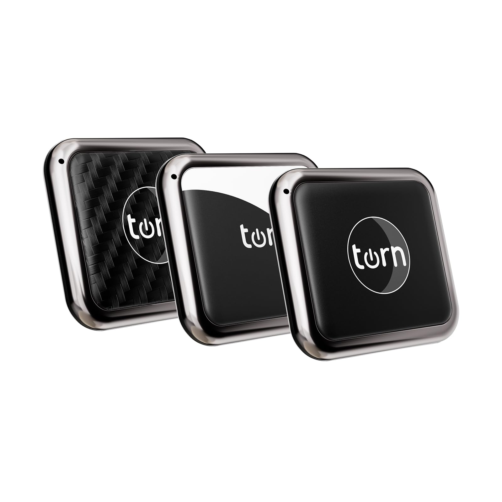 Airtag Tracker Item Finders Work for Apple Find My (iOS Only) APP Air GPS Tracker Tag for Dogs,Cats, Luggage, Keys, Backpack, Satchel, Etc. (Carbon&Black&White 3pack)