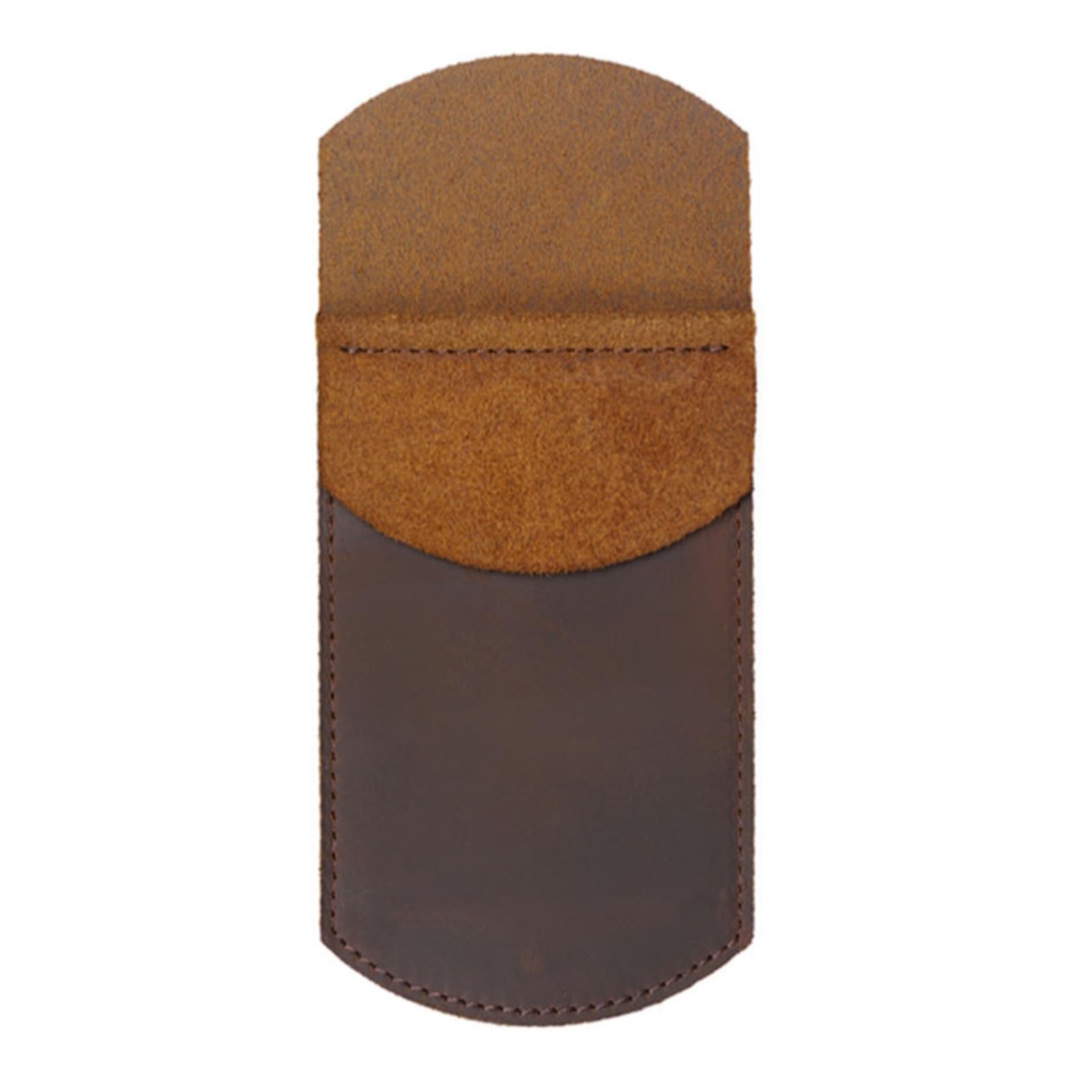 DUMRALBQE Wooden Jewelry Box Vintage Leather Pen Case Storage Handmade for Storage and Organization(Brown)