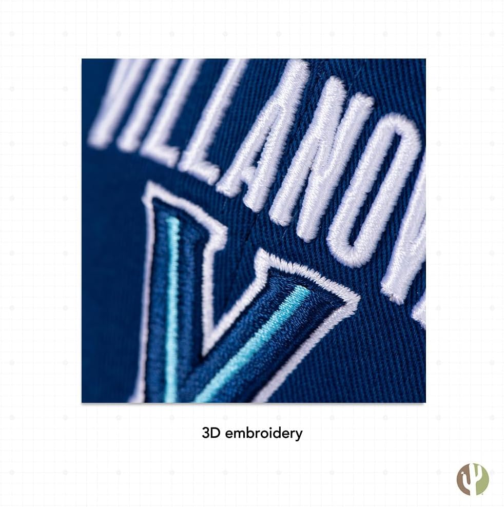 Desert Cactus Villanova University Baseball Hat VU Wildcats Brimmed Embroidered Hats Cap Adjustable Cloth Strap Adult Type B - Image 5