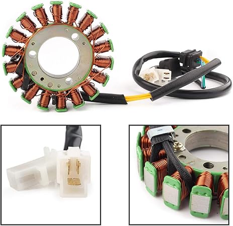 Amazon バイク ステーター ジェネレーター コイル 専用設計 耐久性アップ 長寿命 補修 修理 配線 パーツ 鈴木 302 Gn250 Tu250 バイク用イグニッションコイル 車 バイク