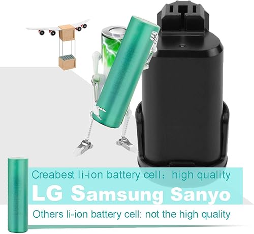 Miniatura 5 de Creabest Reemplazo para batería de iones de litio de 12 V 3.0 Ah máx. 8200 8220 y 8300 herramientas inalámbricas incluyen un cargador de batería de