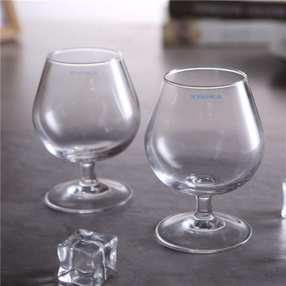 SYANKA Brandy Glasses Set - Lead-Free Crystal -8
