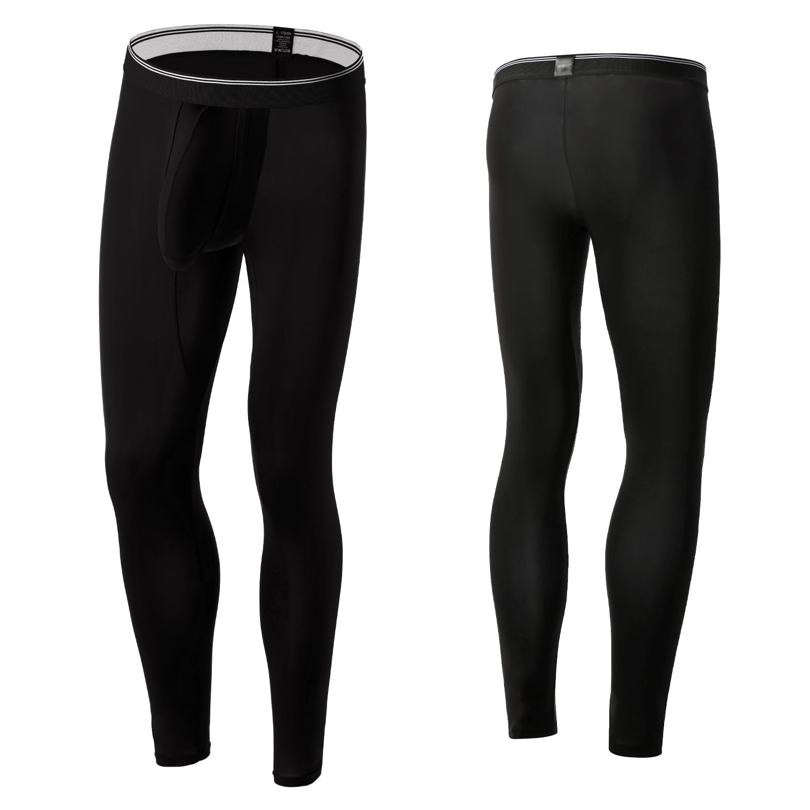 Pantalon de compression pour homme, long, legging, pantalon de course, respirant, sous-vêtement fonctionnel, collant double poche, sous-vêtement éléphant