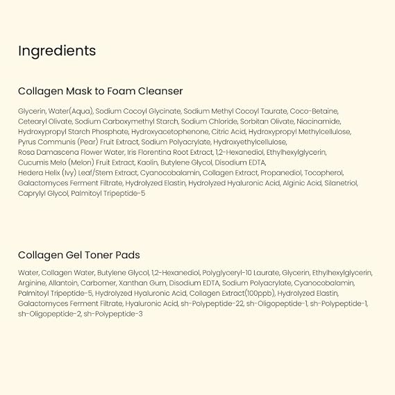 BIODANCE 7 Day Glow Up Kit: Collagen Gift Set for Glass-Skin, Korean Skin Care with Cleanser, Toner Pads, Moisturizer, Gel Masks, All-in-One Skin Care Set, Mothers Day Gifts