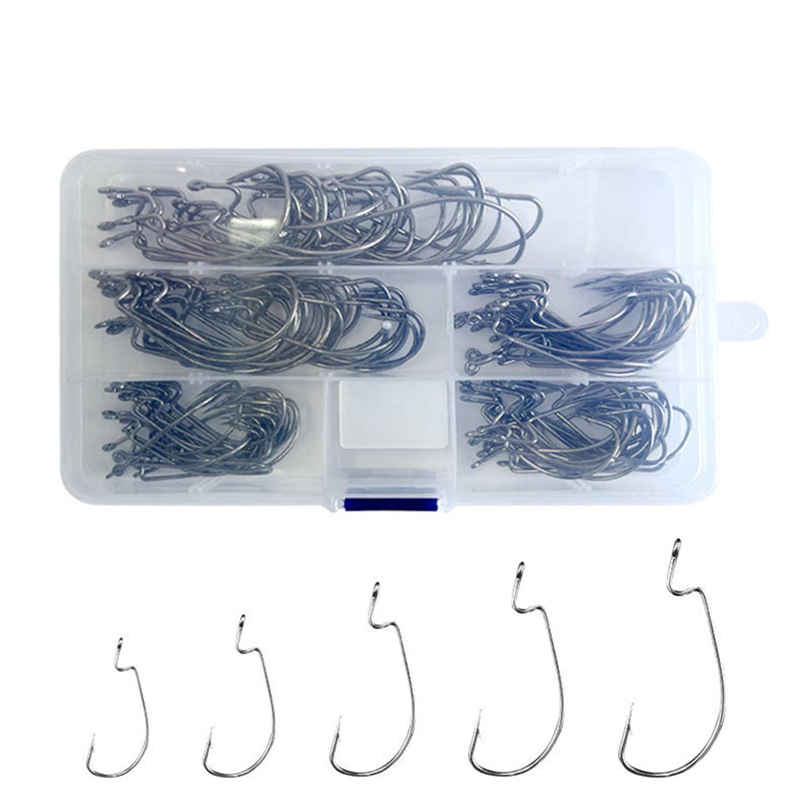 30 Ami Offset OOSHIMA Per Jigging &ndash; Misure 1-4, 5 Pezzi Per Taglia, Per Pesca In Acqua Dolce