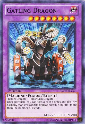 YU-GI-OH! - Dragón Gatling (LCJW-EN267) - Colección Legendaria 4 Mundo de Joey - 1 Edición - Común