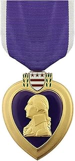 Full Size Purple Heart Medal Military Medal of Honor Purple Purple Heart Emblem