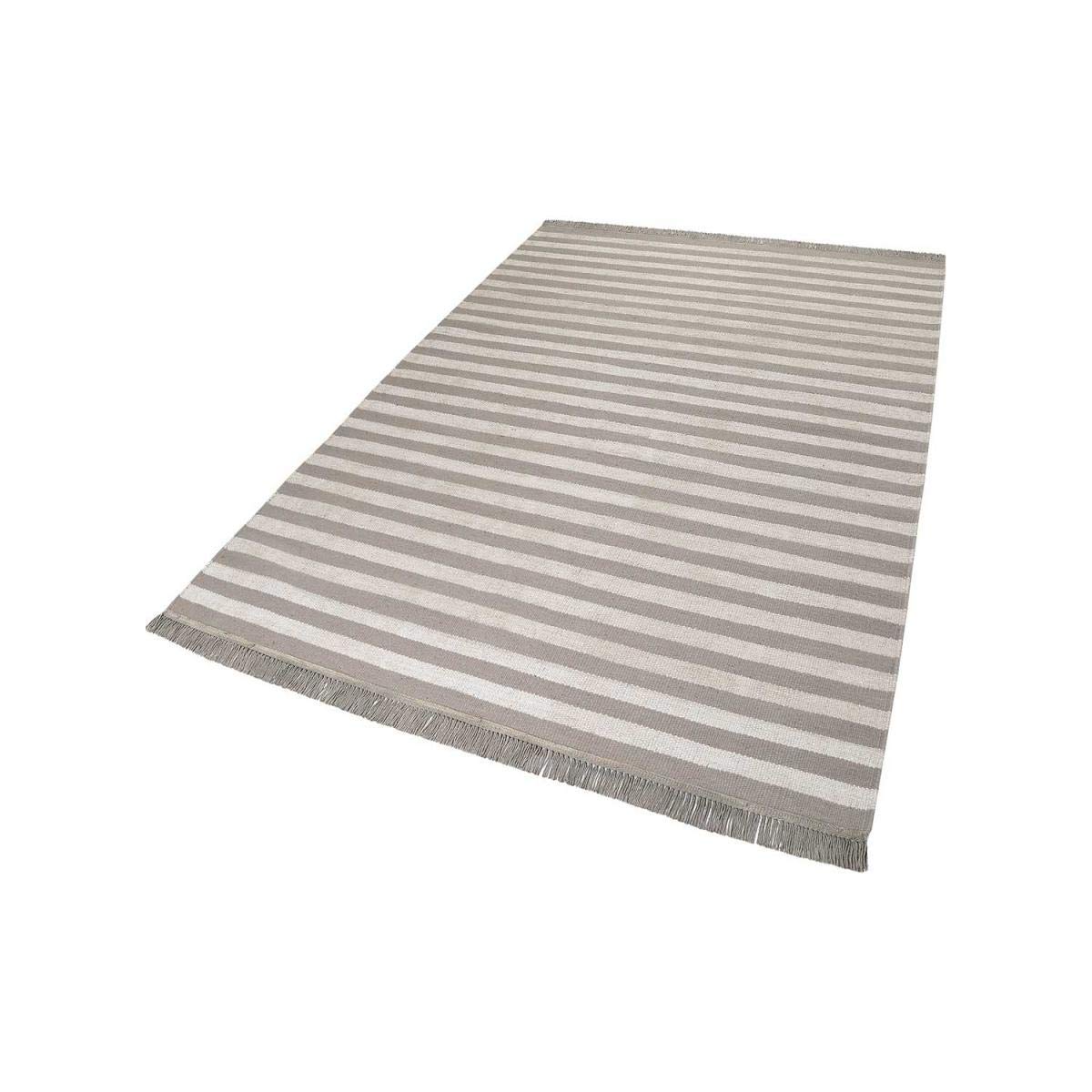 Carpets & Co. Noble Stripes Tapis de Marque Moderne, Chanvre/Laine Vierge., Naturel, 230 x 160 x 0.5 cm