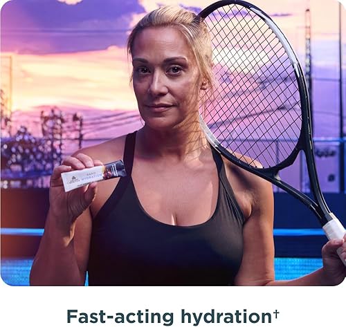 Miniatura 4 de Ancient Nutrition Polvo de hidratación rápida, limonada de fresa, electrolitos de sales marinas naturales y algas marinas rojas, apoya la