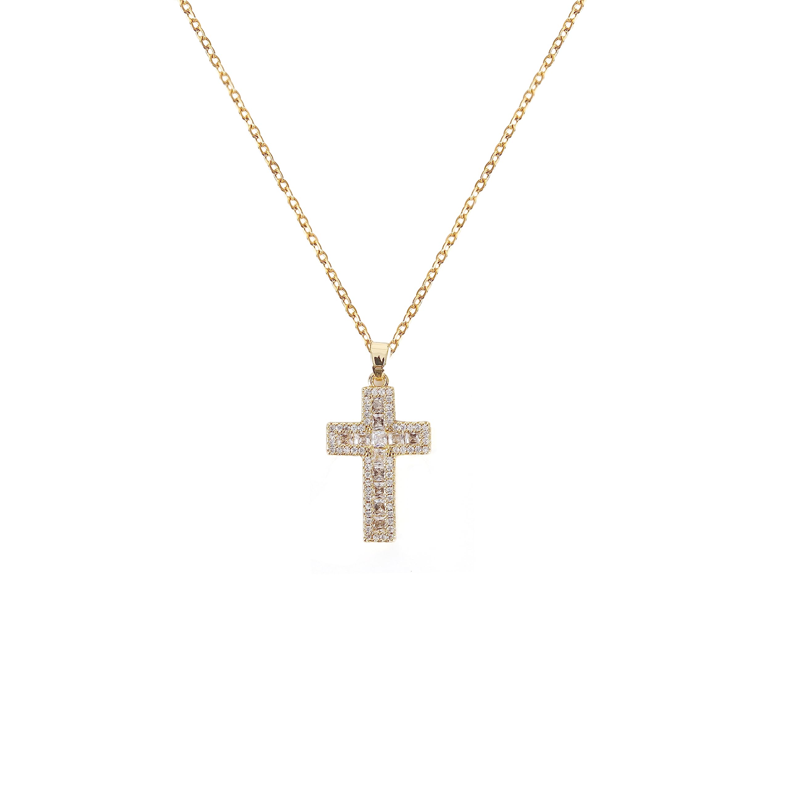 LLIYSOUNCross Pendant Necklace for Women Jewelry Gold Cross Necklaces Gifts for Women Girl Cross Necklace Minimalist Trendy Jewelry Valentines Day Gifts
