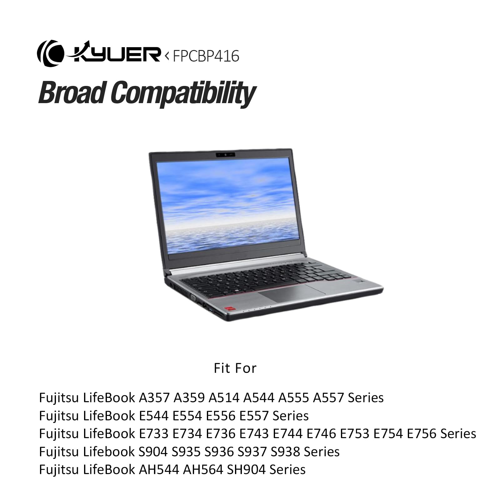 FPCBP416 FPCBP405 FPCBP429 FPCBP434 Batteria per Fujitsu LifeBook E733 E734 E736 E743 E744 E746 E753 E754 E756 A357 A359 A514 A544 A555 A557 AH544 AH564 S935 S937 S938 E544 E546 E547 E554 E556 E557