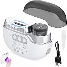 Coupe-Ongles Électrique 3 en 1, Coupe-Ongles Automatique à 3 Vitesses avec Polissage Lumière LED, Rechargeable USB, Convient aux Bébés, aux Personnes Âgées et aux Adultes