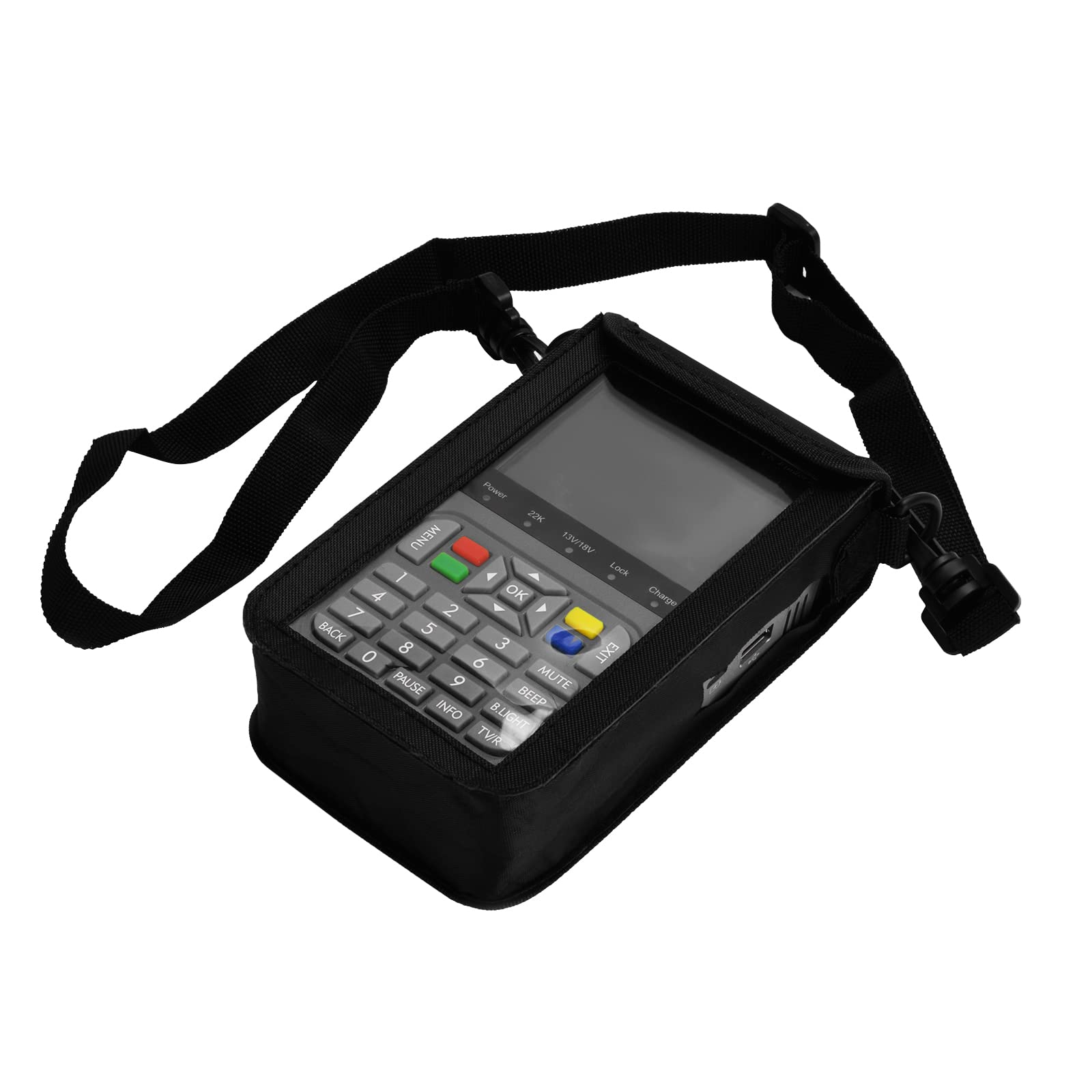 GT Media V8 FINDER2 - Localizzatore satellitare digitale e misuratore di segnale DVB-S/S2 H.264 HD 1080P con display LCD da 3,5" da 7,4 V/4000 mAh, ideale per la configurazione dell'antenna parabolica