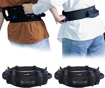 Gait Belts Transfer Belt for Seniors, Gate Belt for Elderly Lift Belts Quick Release Buckle, Medical Nursing Safety Patient Assist - Bariatric, Elderly, Physical Therapy 2 PCS