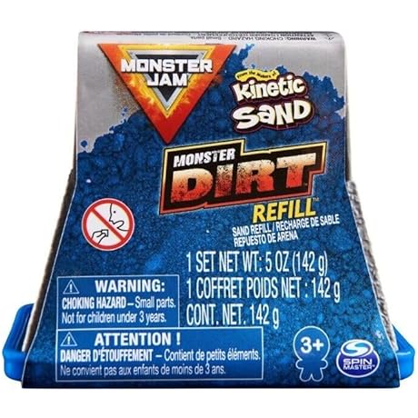 Monster Jam Kinetic Sand: Unstoppable Dirt-Digging Sensory Play!