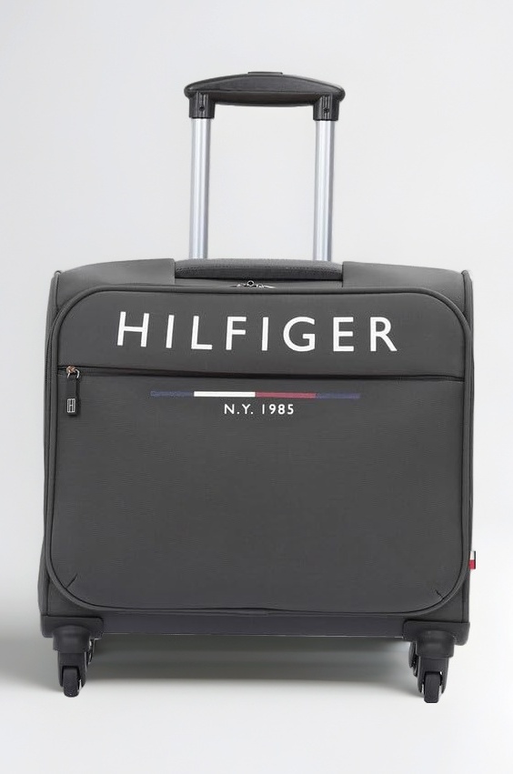 15-Inch Laptop Overnighter Trolley Bag for Men & Women – Carolina Pro| Polyester, Size - 44CM | Travel Bag with Retractable Handle & Zipper Closure