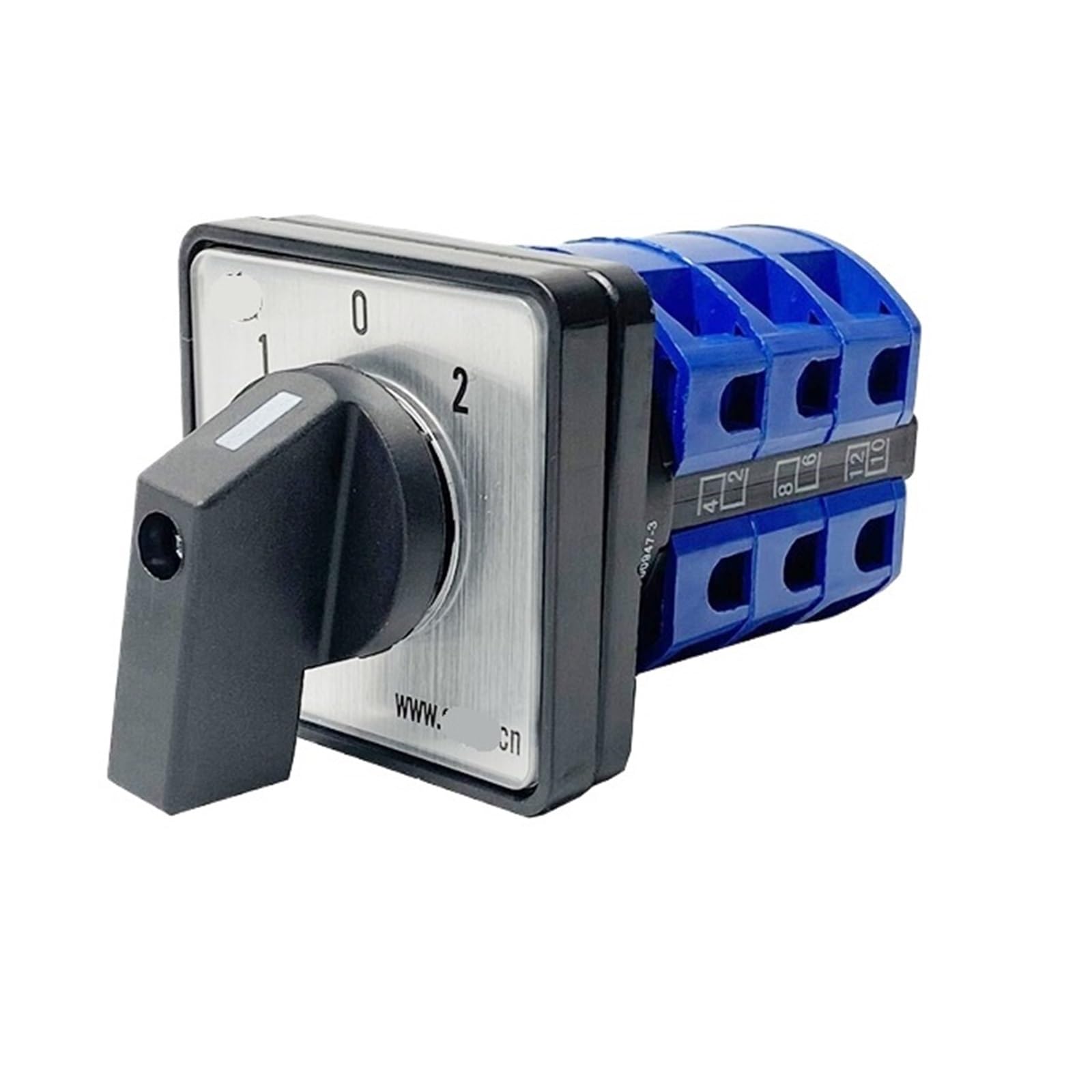 YWZVBSDCS LW26-25A Changeover Rotary Cam Switch Three Postions 690V 3 Poles 12 Terminals Manual Selector YMW26-25/3(0123)