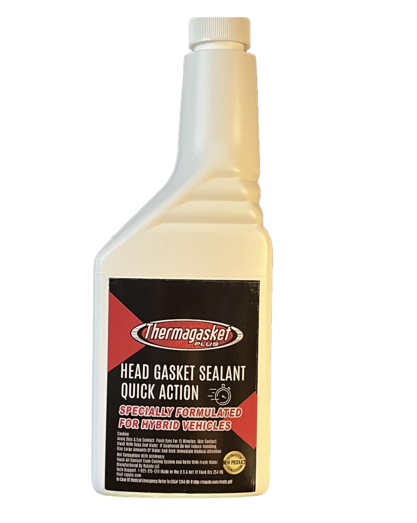 THERMAGASKET Hybrid Engine Sealant - Head & Block Gasket Repair - Quick 10-Min Fix - 16oz Liquid Solution - Prevents Overheating & Leaks - Easy DIY Application - Expert Developed