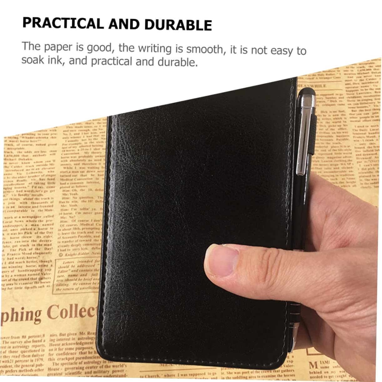 HOMSFOU 6stücke Lined Notepads Business Notebooks Pu Tragbare Notizblöcke Für Studenten Lehrer Und Dekorative Notizbücher