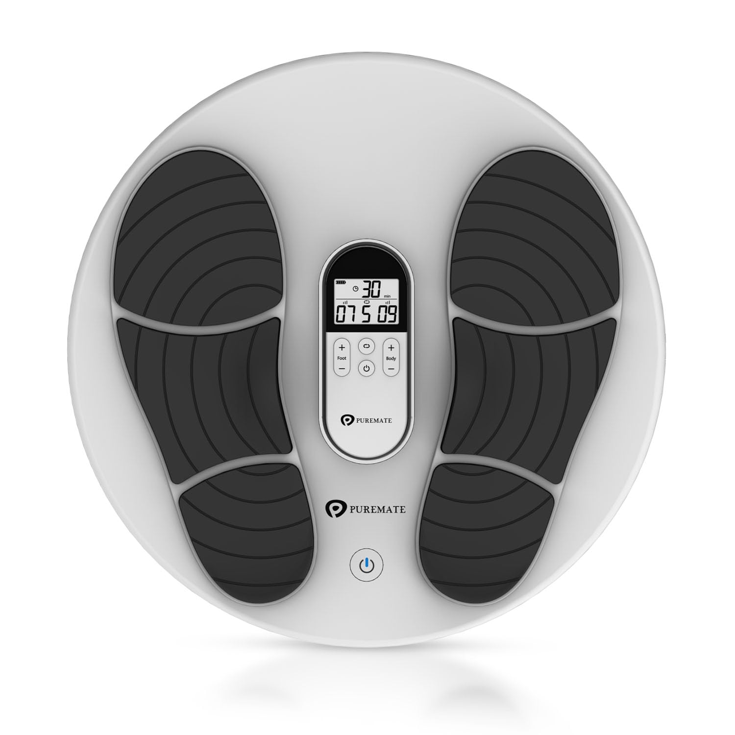 PureMate Foot Massager with 99 Intensity Levels & 50 Modes, EMS & TENS Medically Certified – Muscle Pain Relief & Relaxation for Feet, Legs, Neck, Back & Joints