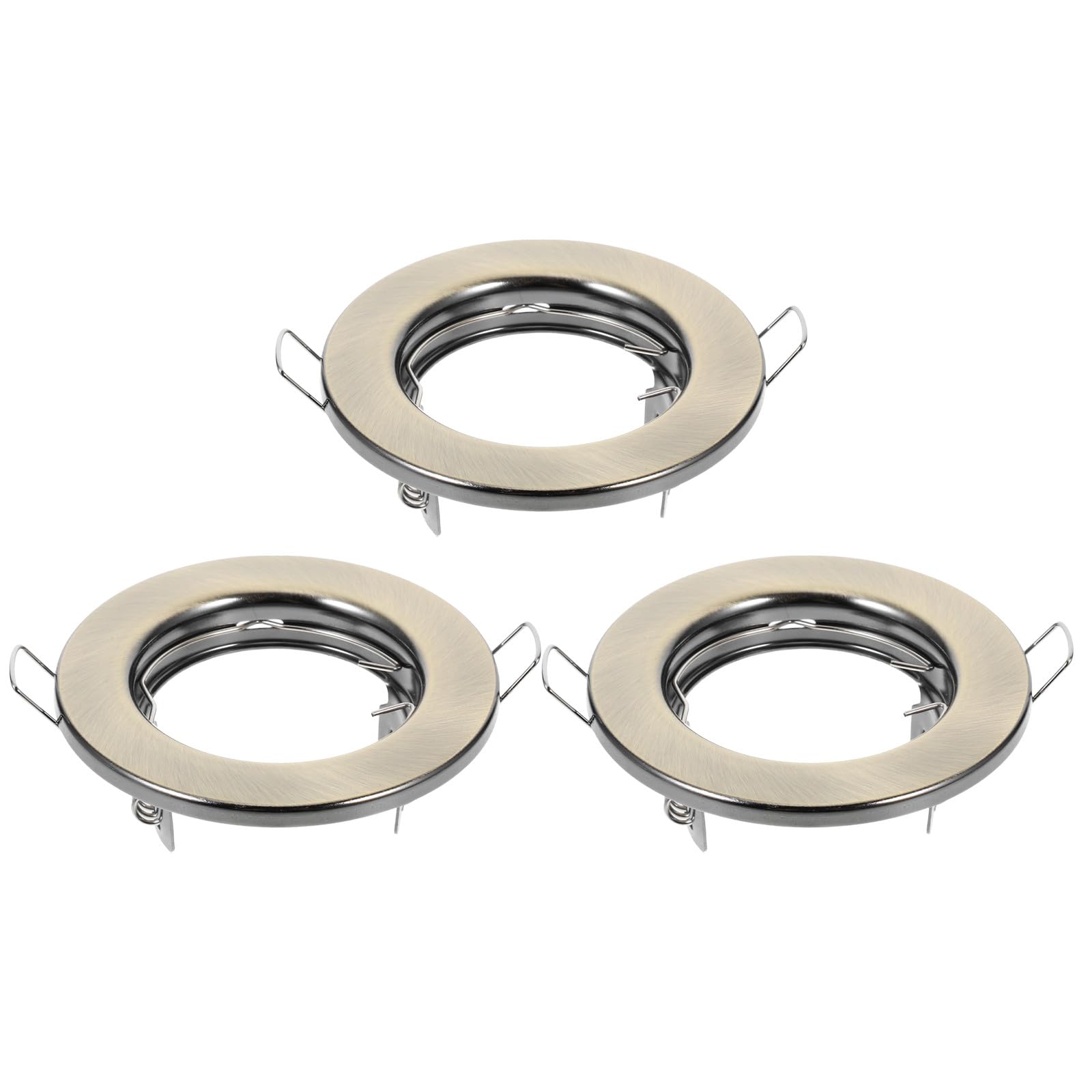 ULDIGI Recessed Light Trim Sleek Modern Design Iron Material with 3pcs Easy Replacement Versatile Compatibility for Mr16 Gu10 Spotlight Bulbs and for Ceiling Spotlights and Remodel