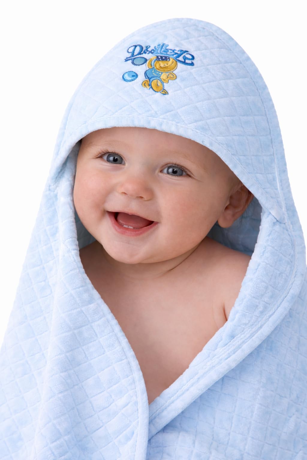 ASUR Baby Hooded Bath Towel for Newborns & Infants – Ultra Soft Absorbent Cotton Baby Wrap with Hood, Quick Dry Lightweight Bath Towel for Baby Boys & Girls, Peach Yellow (Blue)-image-22