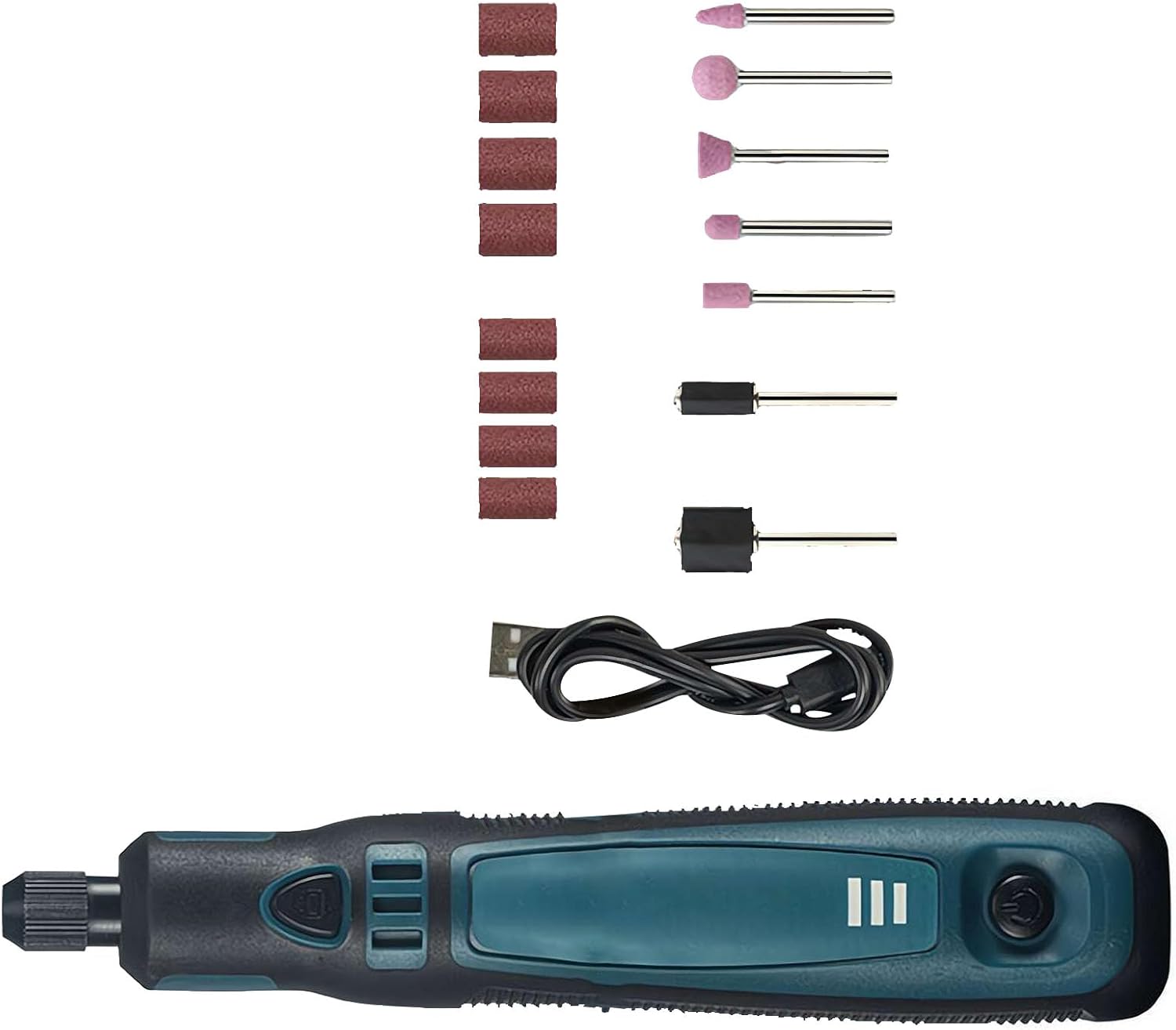 Light Weight Electric Carving Tool Grinder Set Rechargeable Rotary Tool for Engraving Woodworking Home Crafting Polishing Equipment