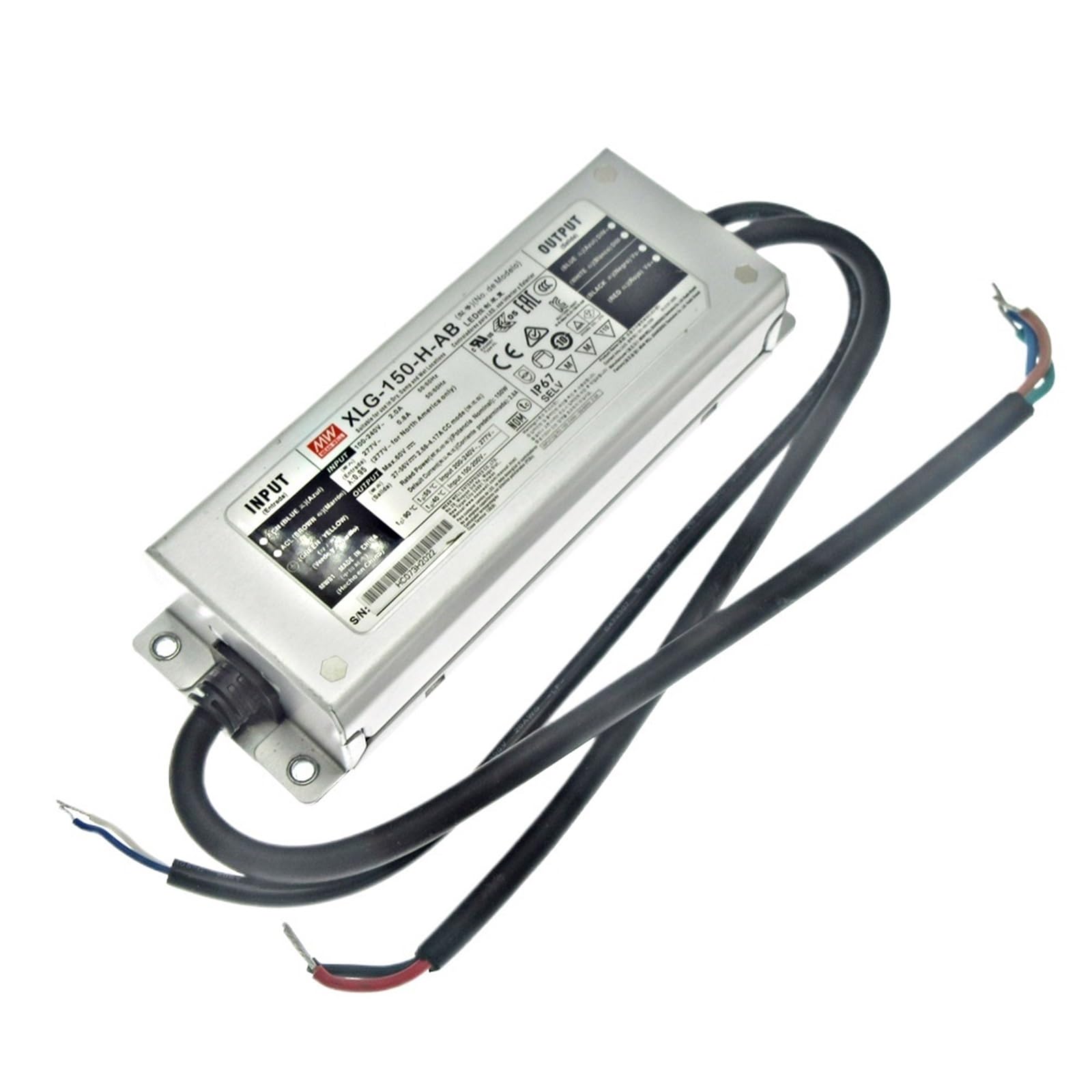 Fcarumiqp Xlg-150-H-Ab - 1Pcs 1Pcs Power Supply 150W Xlg-150-H-Ab 12V 24V 27-56V Constant Ip67 Waterproof Led Driver(Xlg-150-H-Ab-1Pcs)