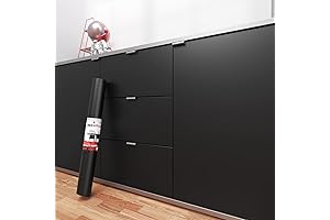 Decotalk Black Vinyl Wrap for Cabinets