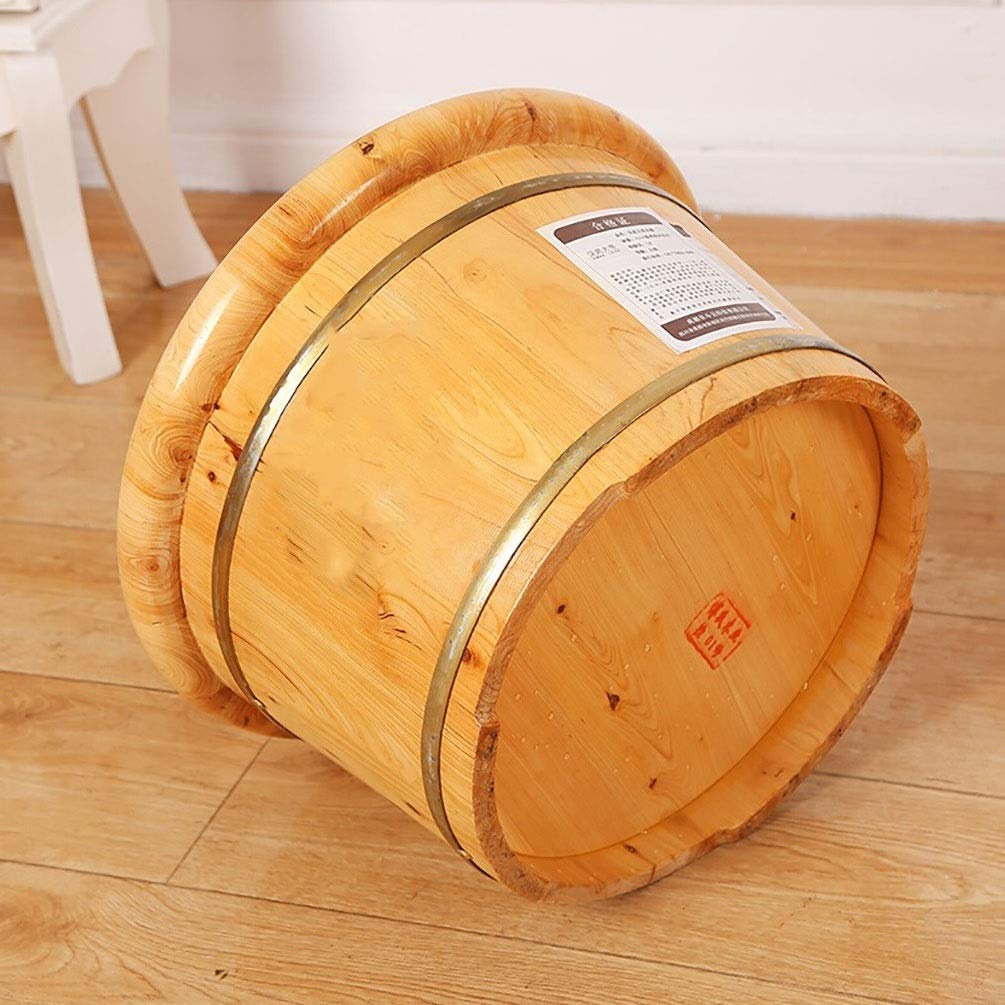 PUCHEN Barile di legnoPiedeSpaPiedeLavaggioBarile,PediluvioBarile,Legno massiccioPiedeAmmolloBarileSecchio,PedicureBarilePediluvioLoftyAmbition Comfortable Anniversary