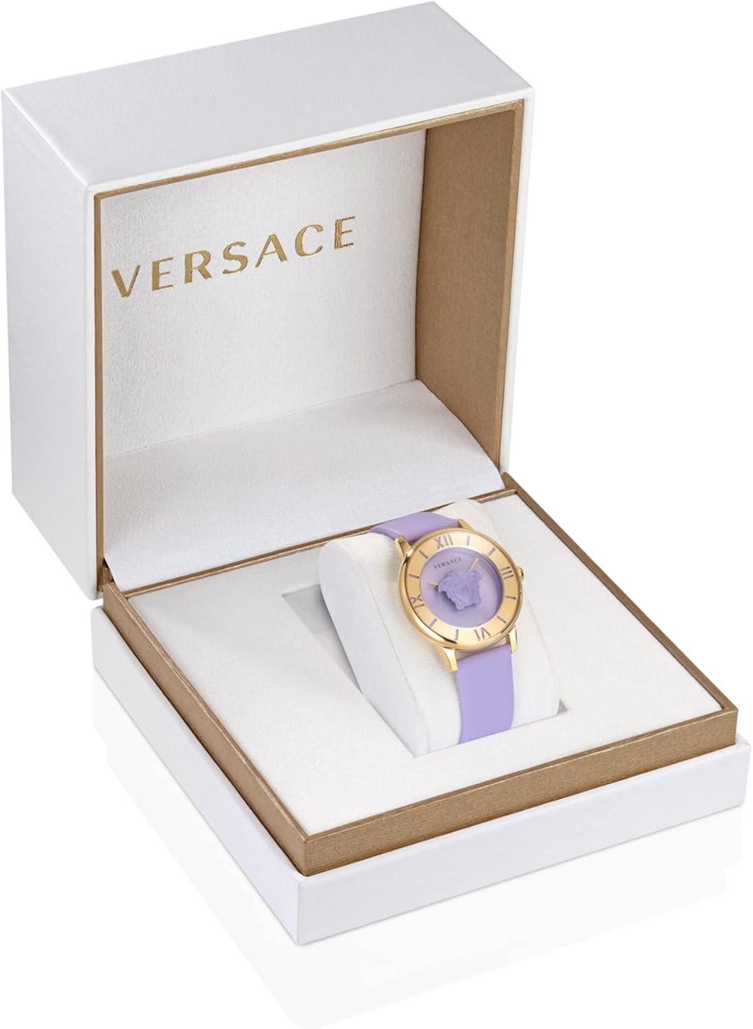 Versace Orologio da donna viola 38 mm La Medusa VE2R00522, Gold, Medusa Versace Orologio da donna viola 38 mm La Medusa VE2R00522, Gold, Medusa