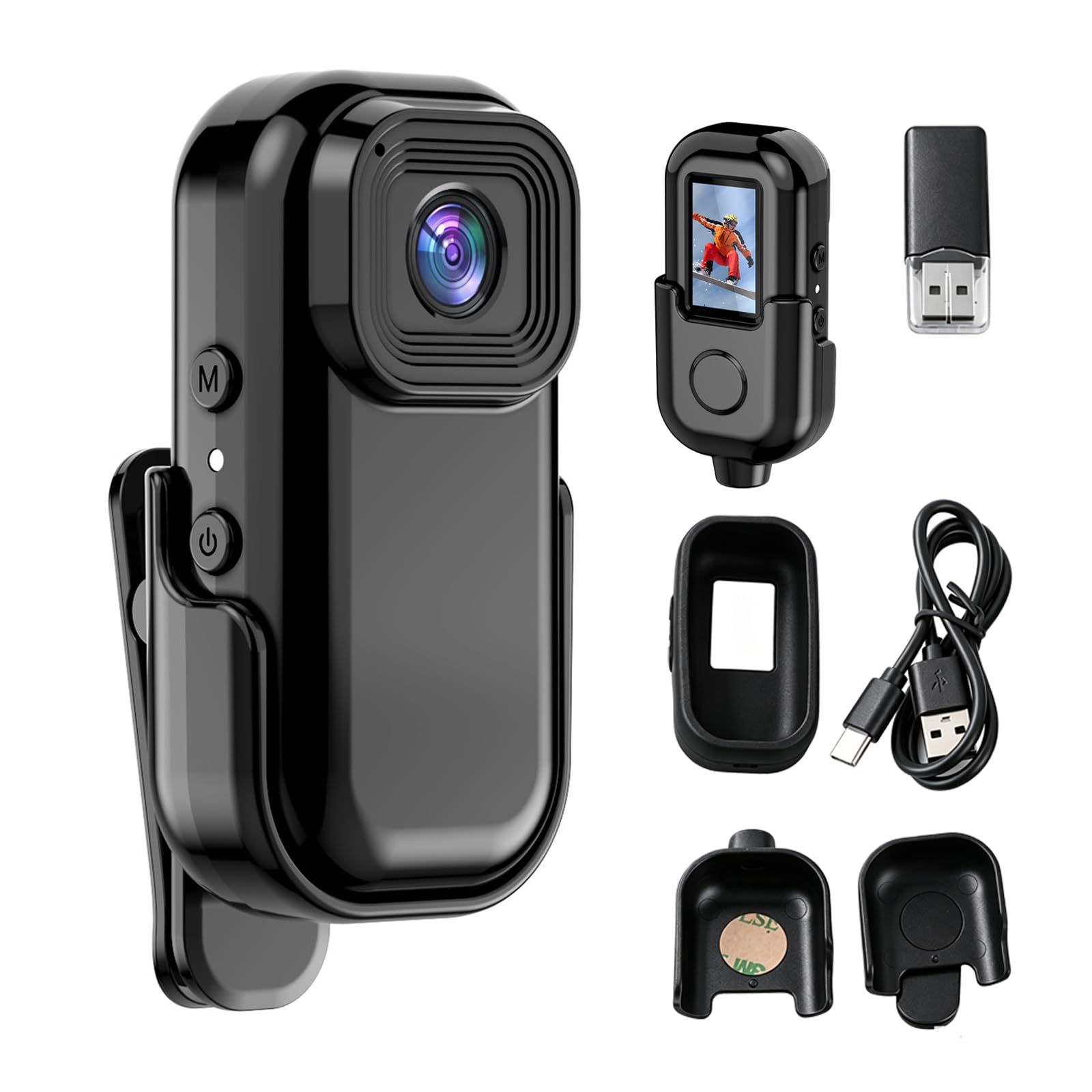 Amazon.com : Andoer Mini WiFi Action Camera 1080P 30fps Digital