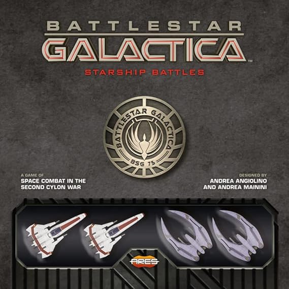 Ares Games Battlestar Galactica Starship Battles Starter Set, 295mm x 295mm x 85mm, Plastic, Model BSG001A, Mixed Colours main image 0