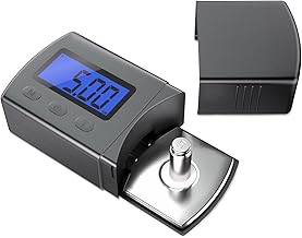 Calibro della scala di forza di stilo di mini platino digitale ad alta precisione 0,01 g/5,00 g retroilluminazione LCD blu per cartuccia fono, braccio di lettura