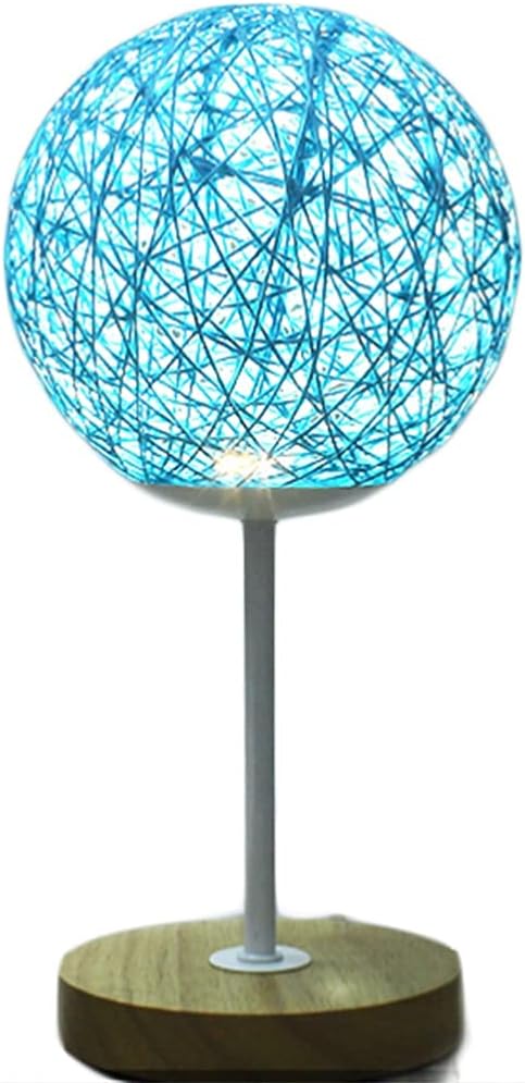 Classic Table Lamp Plug-in Mode Multi-Level Adjustment of Brightness LED Desk Lamp- USB Dedicated Cable- for Bedroom Living Room Illumination (Color : White)