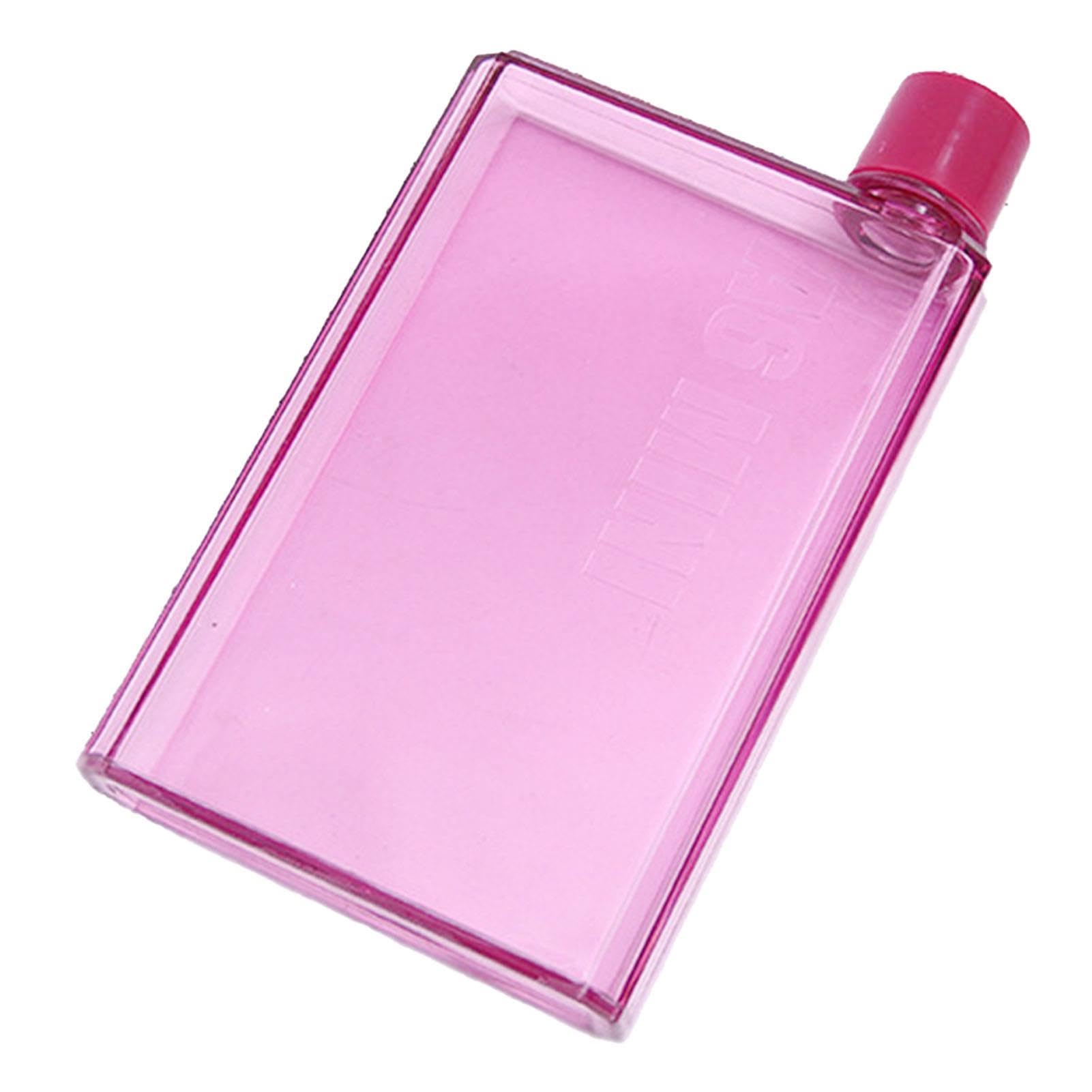 Botella De Agua Plana Ecológica 350ml/420ml - Ideal Para Mochila, Gym, Escuela, Sin BPA