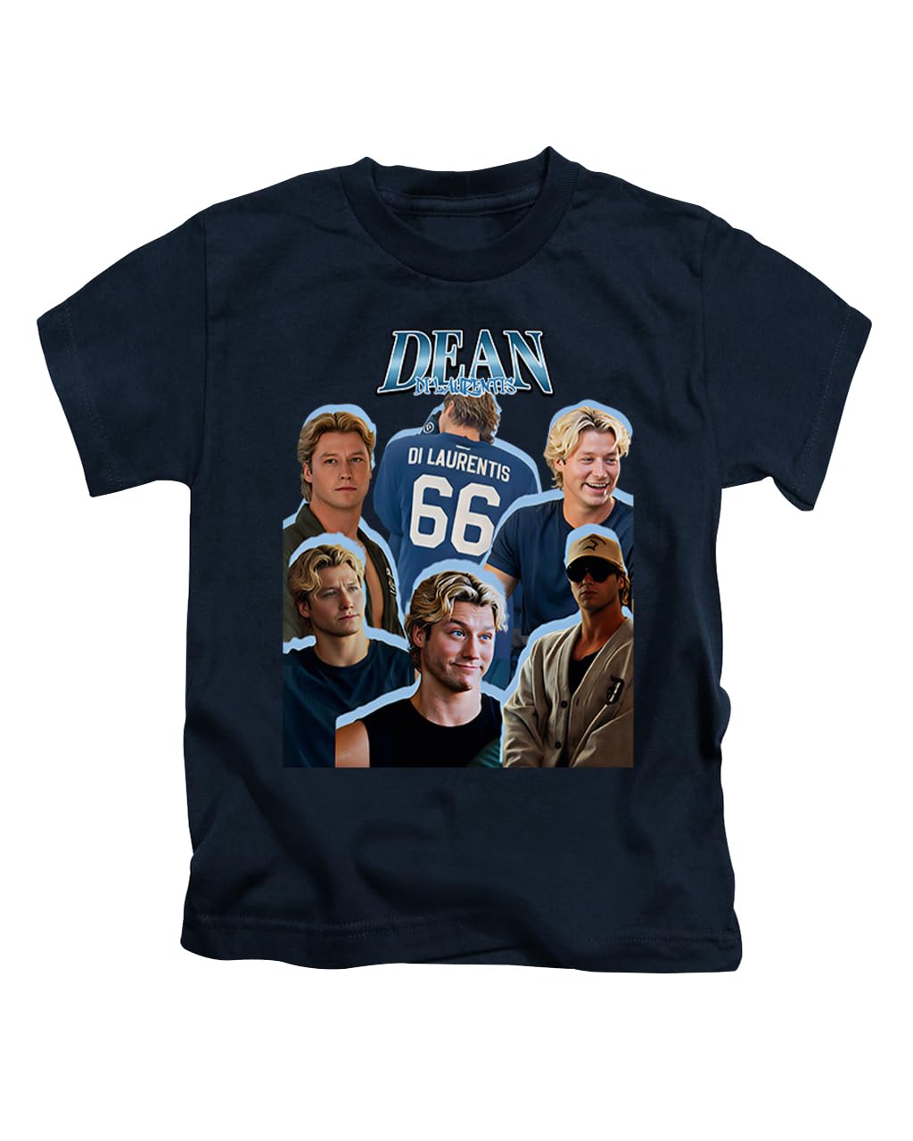 Dean Di Laurentis, Hocky Trending Campus Viral Cool Fun Off Garret Graham Tee T-Shirt Funny Unisex T Shirt Top Navy Blue