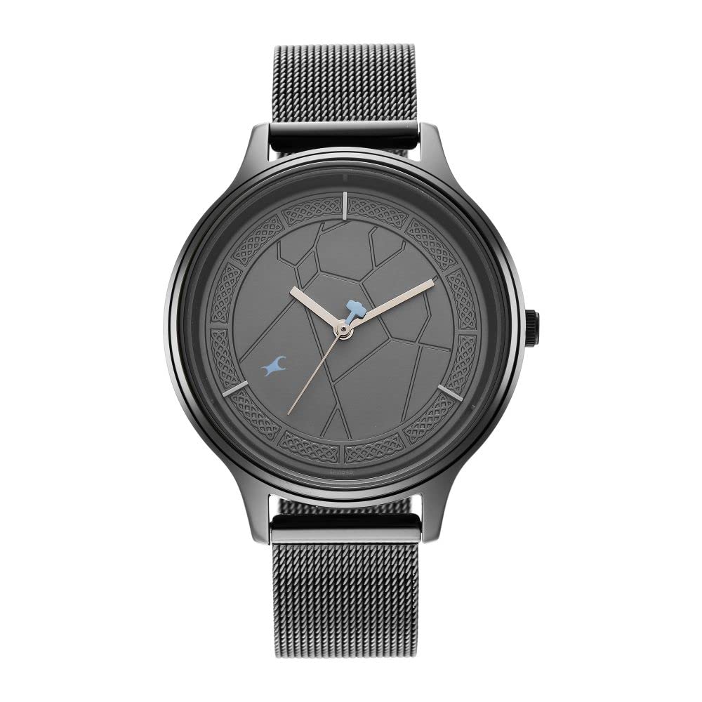 Fastrack Thor Quartz Analog Grey Dial Stainless Steel Strap Watch for Girls-NS6269QM01 (B0B6C3L8BH) Amazon Price History, Amazon Price Tracker