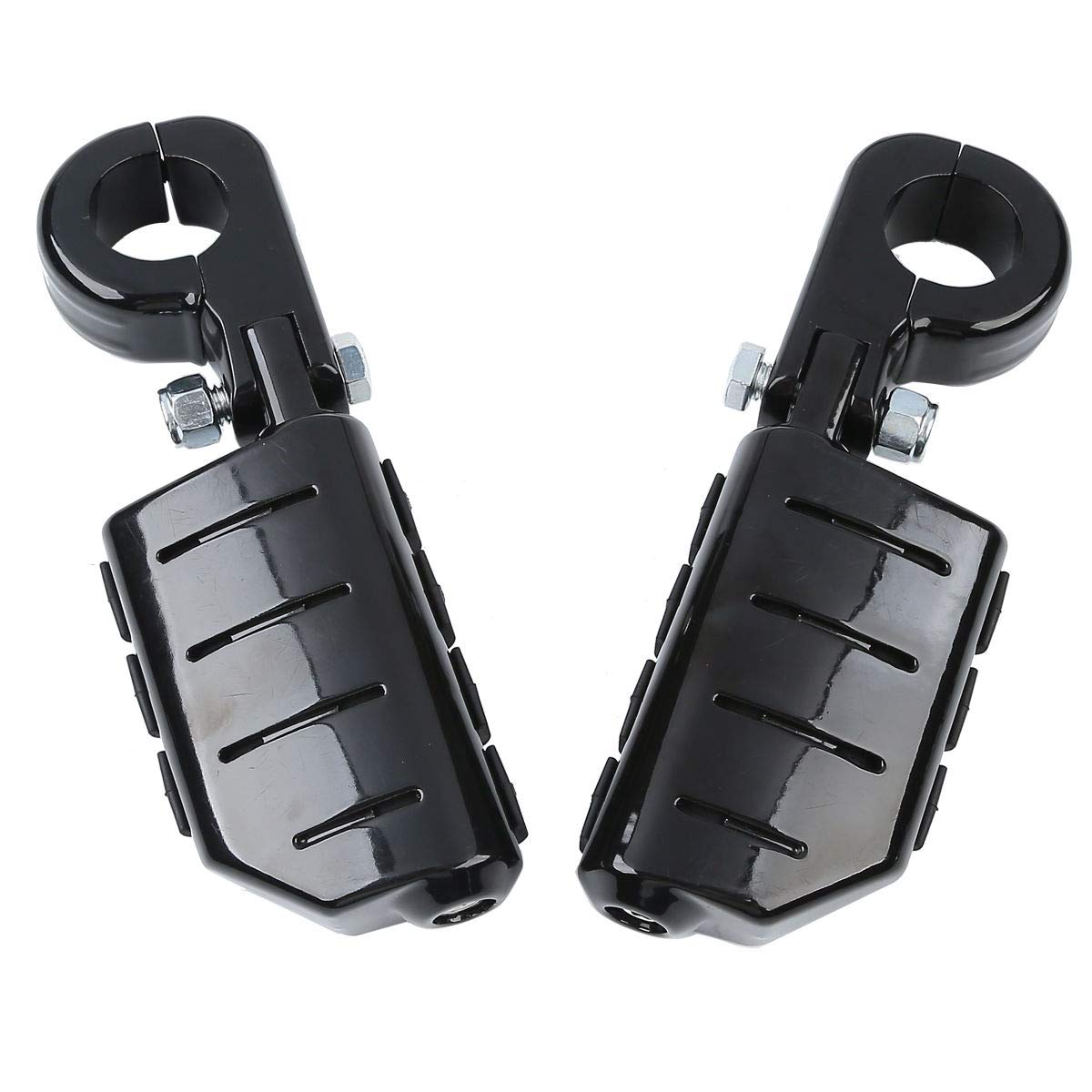 Kit Supporti Pedale Passeggero TCMT Per Harley Softail 2000-2006 – Ricambio Aftermarket, Colore Cromo E Nero, 12 Pezzi