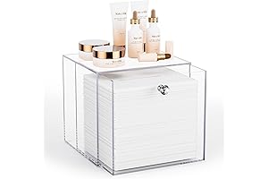 Clean Skin Club Face Towels Holder - Acrylic XL Skin Club Towel Holder