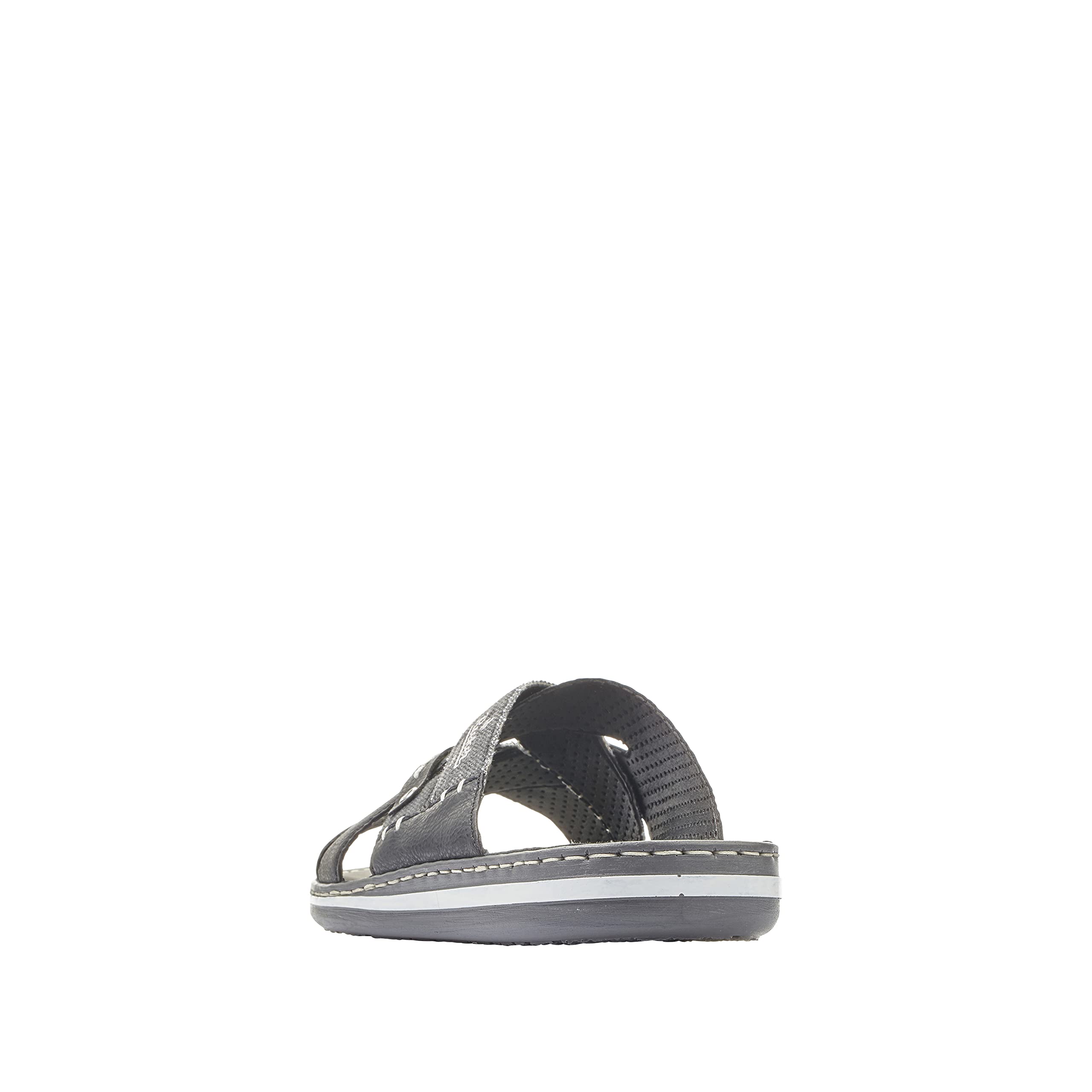 Rieker 25199-43 Herren Pantolette Synthetik grau