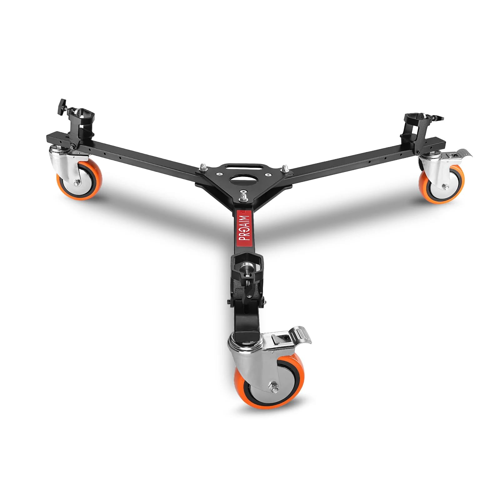 PROAIM D-33 Portable Camera Tripod Dolly for Video Jibs/Cranes. Heavy-Duty Three-Leg Floor Dolly. Payload: 400kg/880lb (D-33)