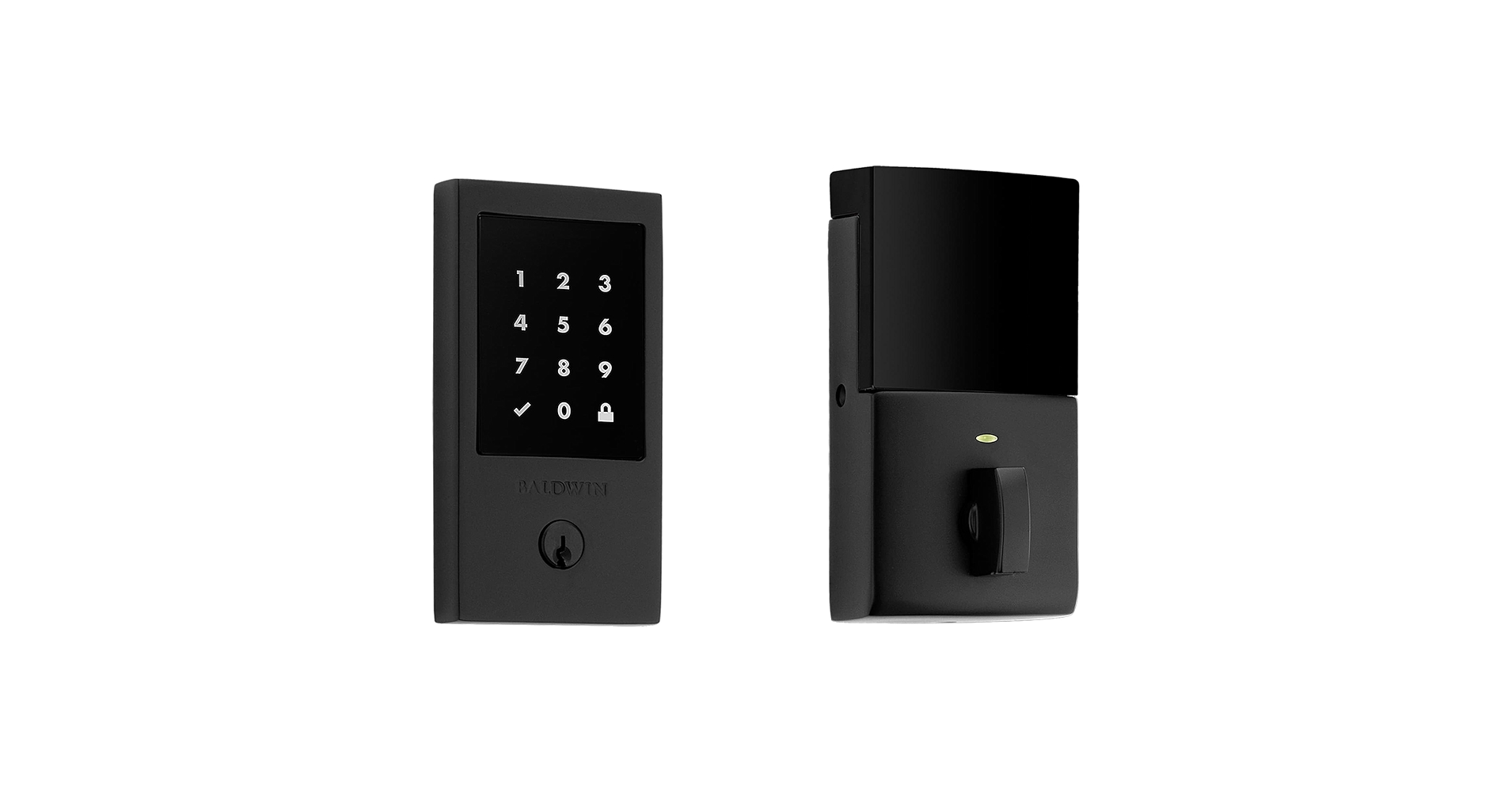 8225.190.ZW Minneapolis Touchscreen ZWave Deadbolt - Satin Black