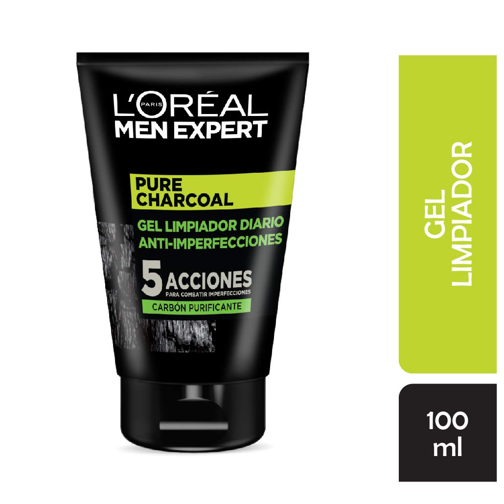 L’Oréal Paris MEN EXPERT pure charcoal gel limpiador purificante 100 ml