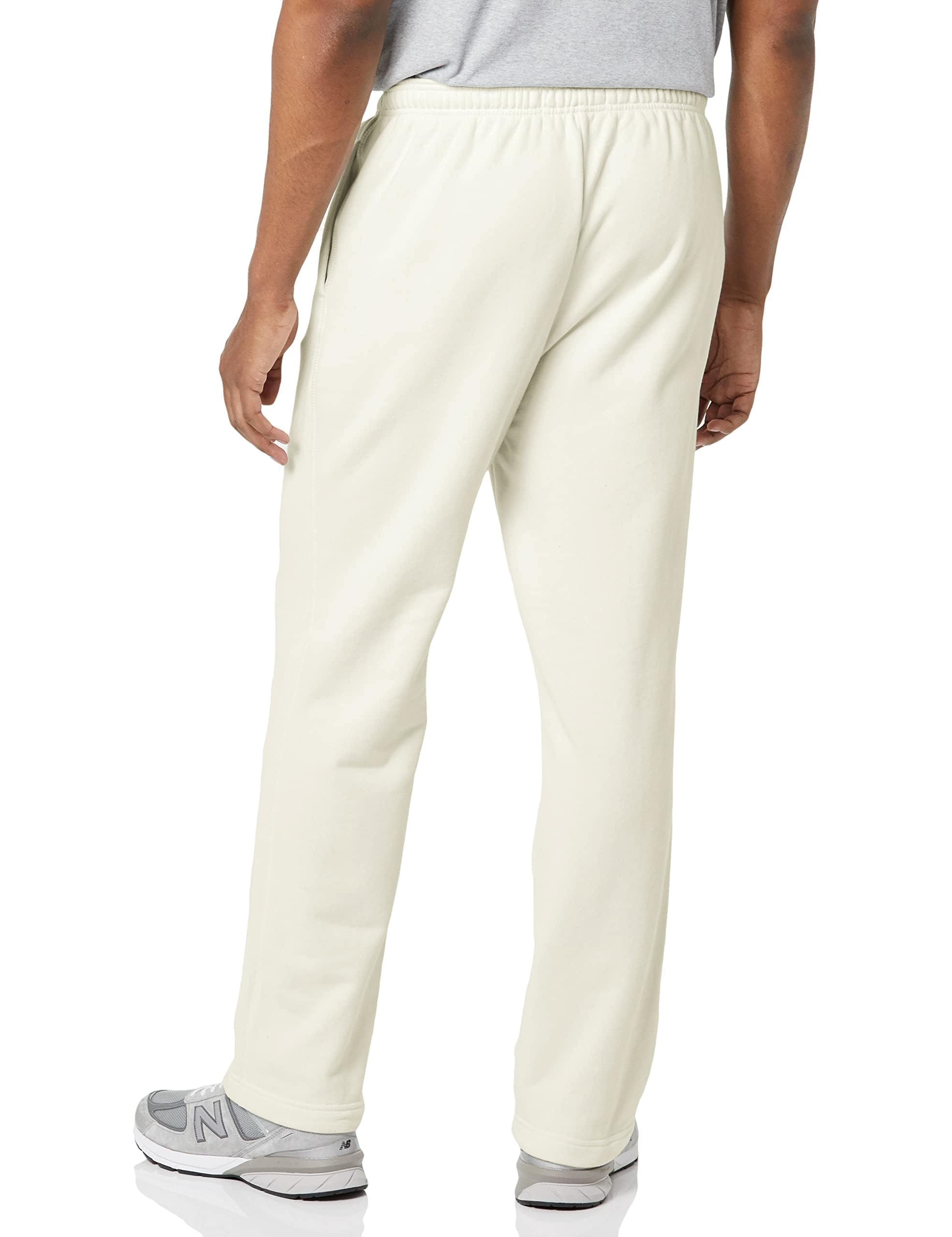 Amazon Essentials Pantaloni Sportivi in Pile con Fondo Aperto (Disponibili in Taglie Extra Forti) Uomo