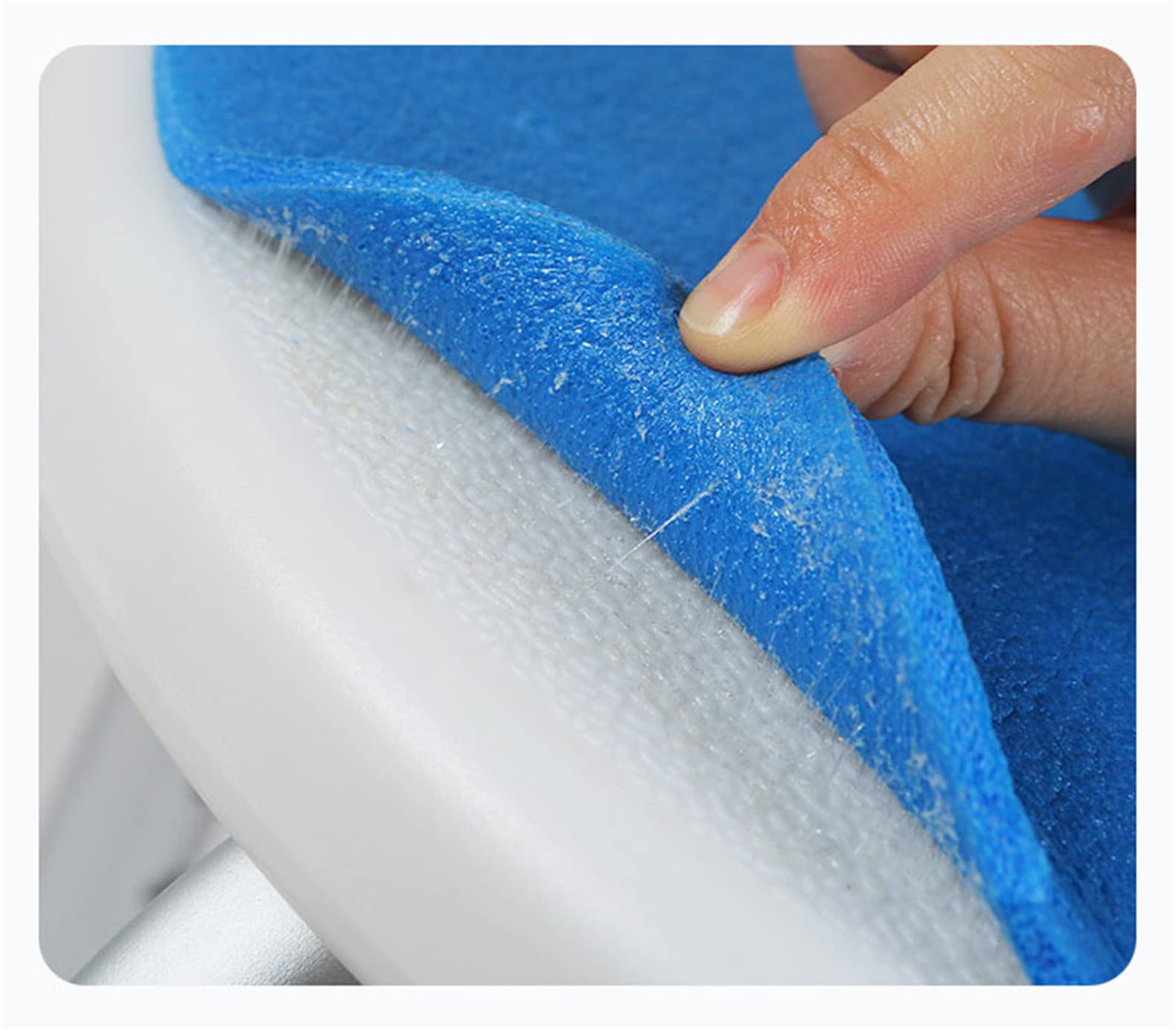 Silla de Ducha giratoria de 360 Grados con Taburete de Ducha Ajustable Acolchado y sin Herramientas, Silla para bañera y Banco para Asiento de bañera con Puntas de Goma Antideslizantes