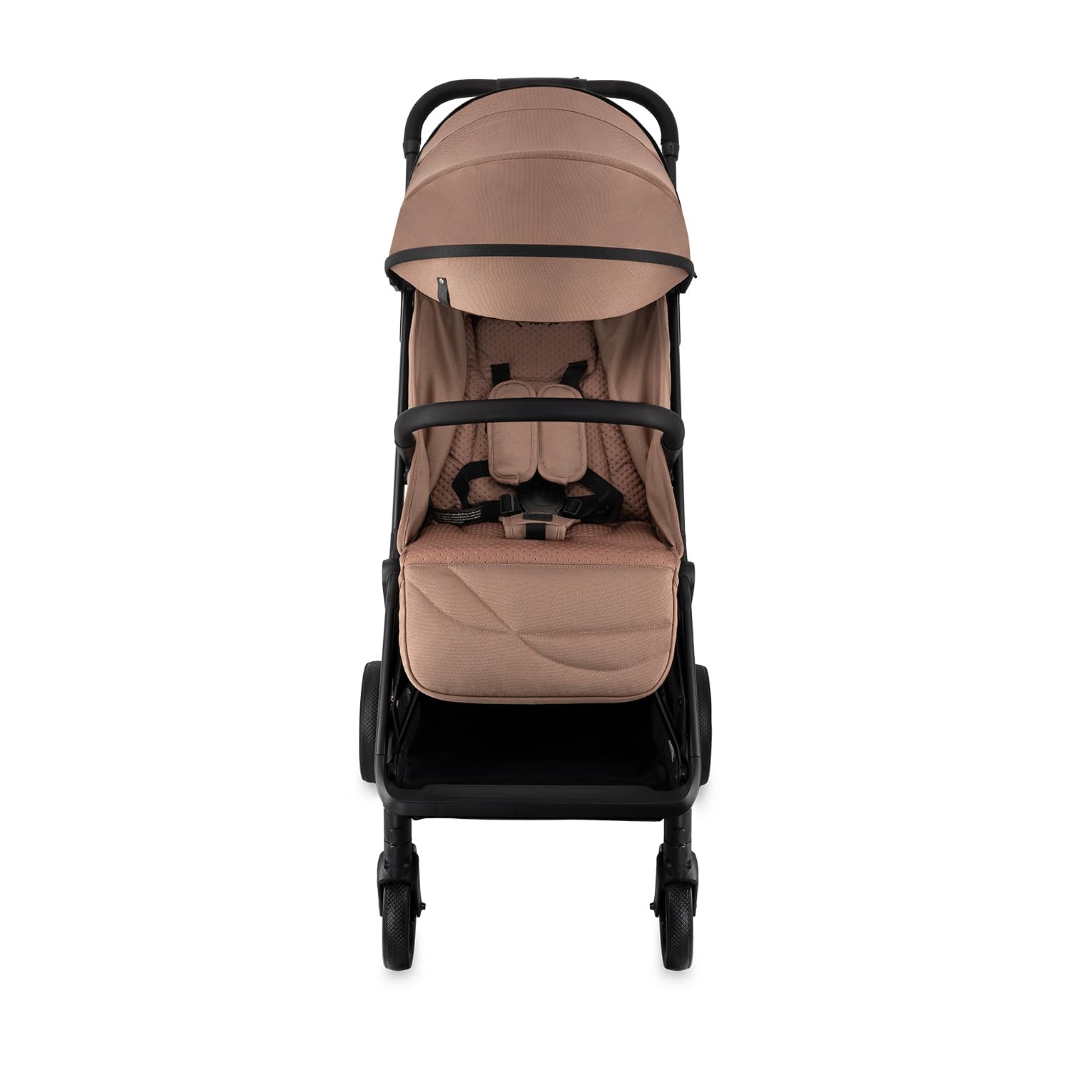 MoMi Kinderwagen ANDREA mit automatischem Faltsystem, bis 22 kg Körpergewicht, 5-Punkt-Sicherheitsgurt, Getränkehalter, Einkaufskorb, Tasche, Insekten- und Regenschutz, mit Zwillingsfunktion