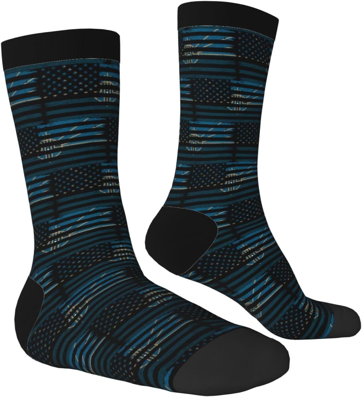 US And Flag Of Lincoln, Nebraska (2022) Socks For Men Women Gift Crew High Sock Funny Warm Non Slip Cozy - Image 1 of 8