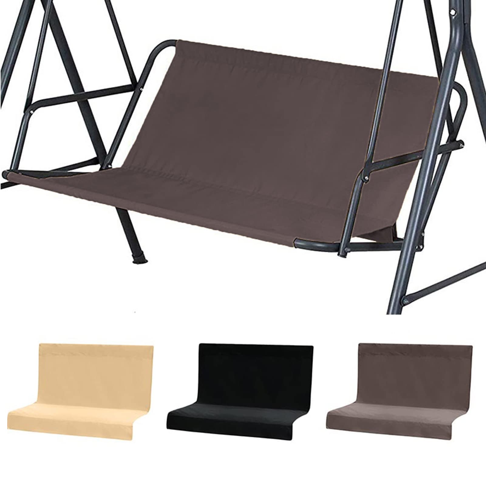 Cubierta de la Silla del oscilación, Asiento y Respaldo de Repuesto para Columpio, Funda de cojín para Columpio de Patio, Tela Oxford 600D Impermeable